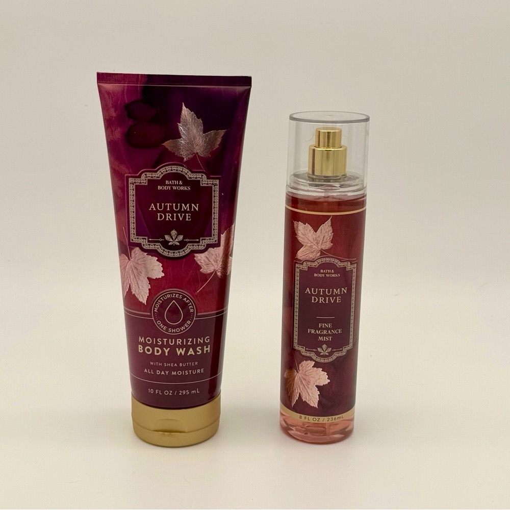 Bath and Body Works Autumn Drive Body Wash Fall Set NWT